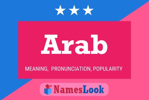 Póster del nombre Arab