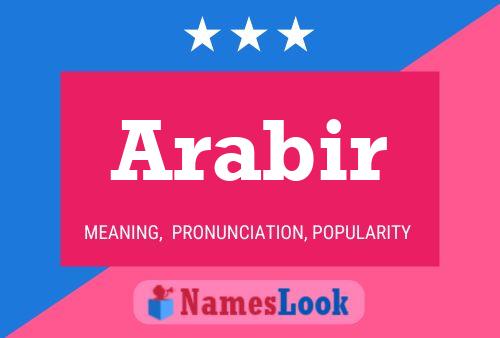 Póster del nombre Arabir