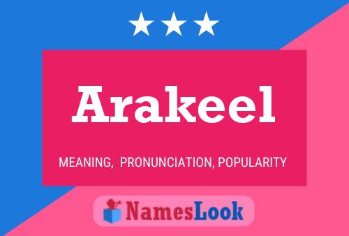 Póster del nombre Arakeel