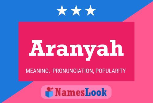 Póster del nombre Aranyah