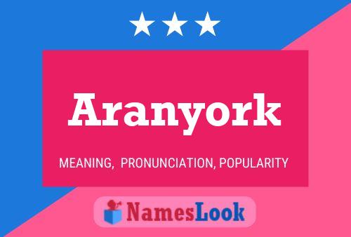 Póster del nombre Aranyork