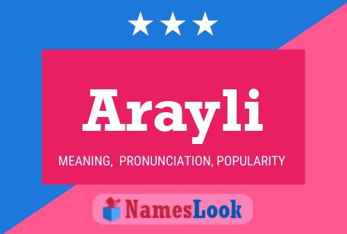 Póster del nombre Arayli