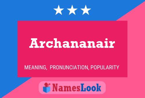 Póster del nombre Archananair