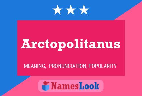 Póster del nombre Arctopolitanus