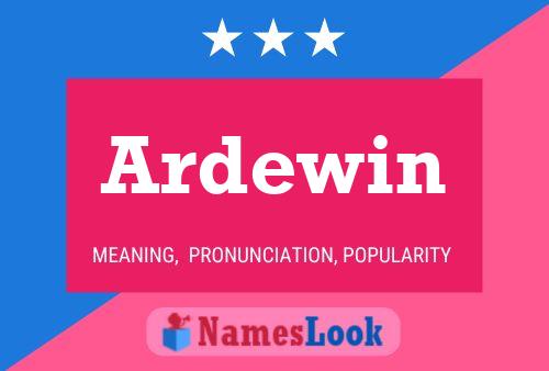 Póster del nombre Ardewin