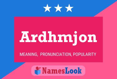 Póster del nombre Ardhmjon