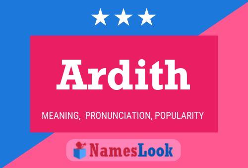 Póster del nombre Ardith