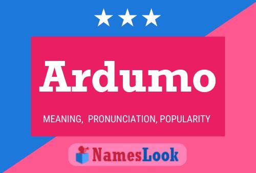 Póster del nombre Ardumo