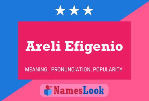 Póster del nombre Areli Efigenio