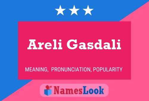 Póster del nombre Areli Gasdali