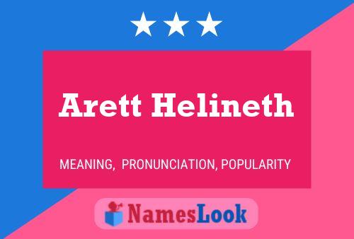 Póster del nombre Arett Helineth