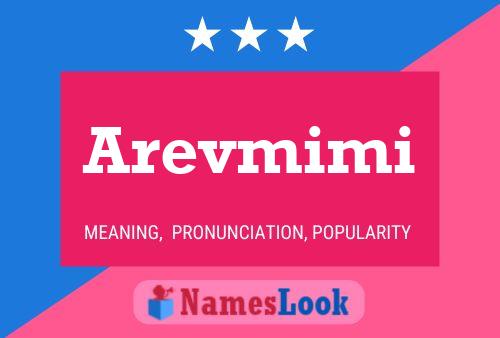 Póster del nombre Arevmimi