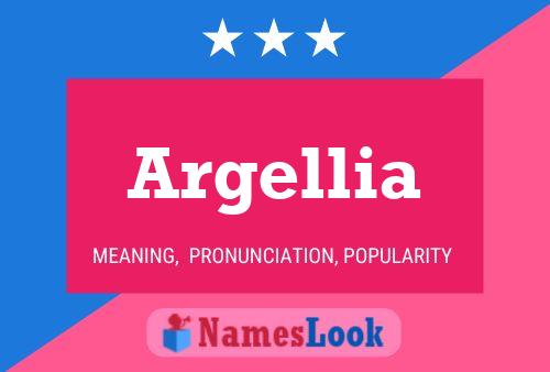 Póster del nombre Argellia