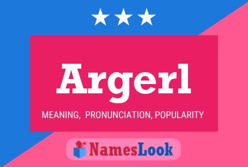 Póster del nombre Argerl