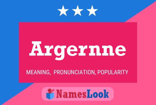 Póster del nombre Argernne