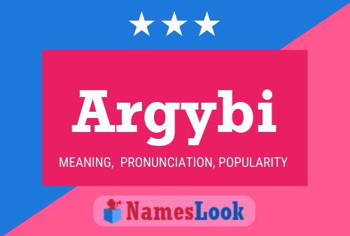 Póster del nombre Argybi