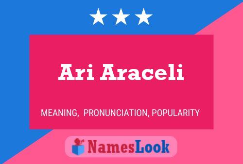 Póster del nombre Ari Araceli