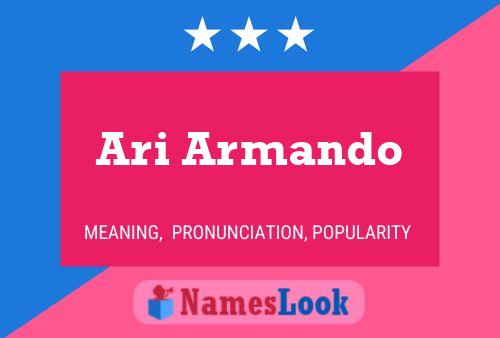 Póster del nombre Ari Armando