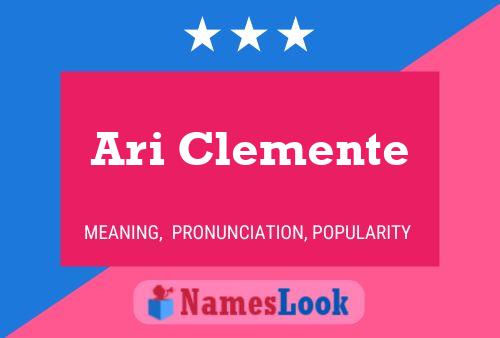 Póster del nombre Ari Clemente