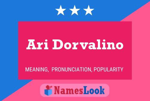 Póster del nombre Ari Dorvalino