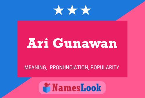 Póster del nombre Ari Gunawan