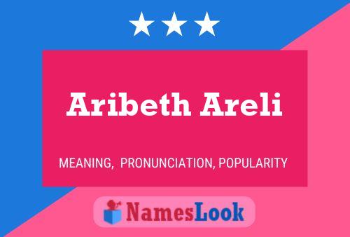 Póster del nombre Aribeth Areli