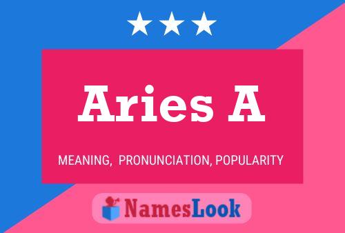 Póster del nombre Aries A