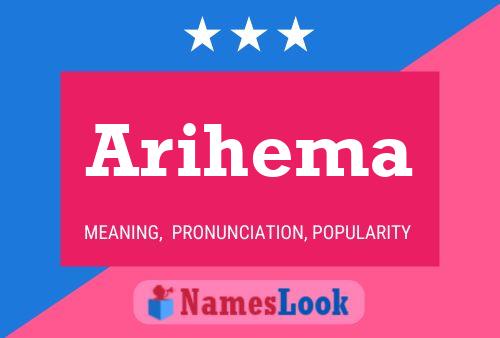 Póster del nombre Arihema