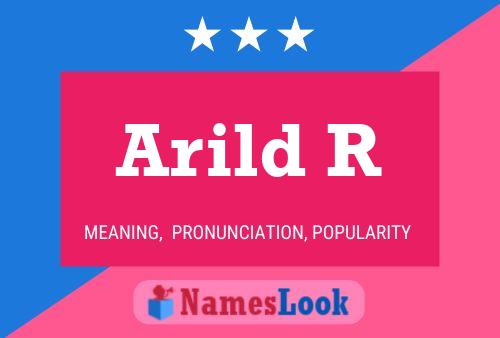 Póster del nombre Arild R