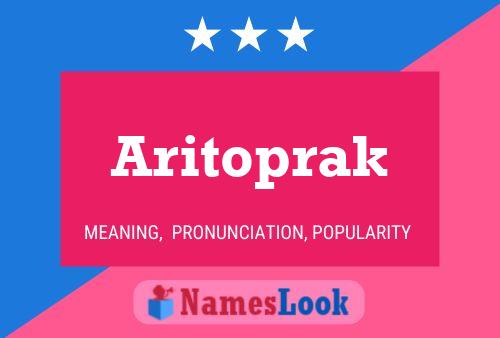 Póster del nombre Aritoprak