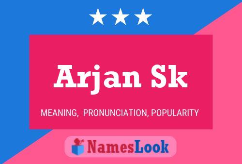 Póster del nombre Arjan Sk