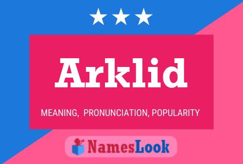 Póster del nombre Arklid