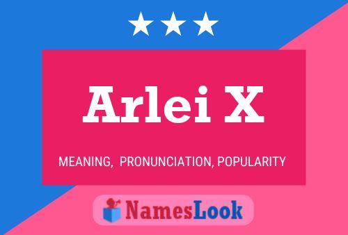 Póster del nombre Arlei X