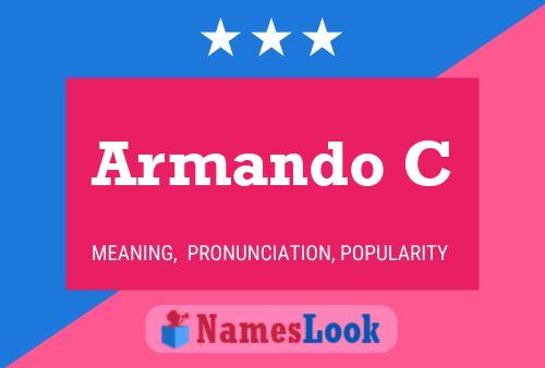 Póster del nombre Armando C