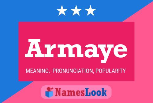 Póster del nombre Armaye