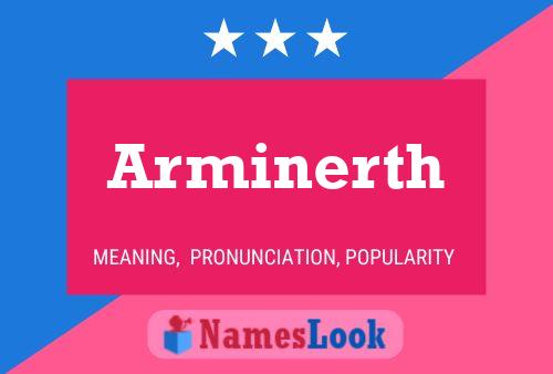 Póster del nombre Arminerth