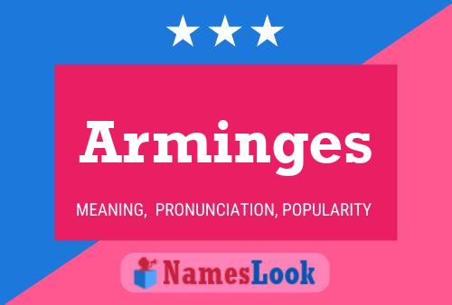 Póster del nombre Arminges