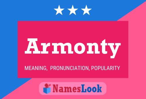 Póster del nombre Armonty