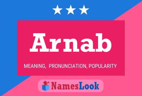 Póster del nombre Arnab