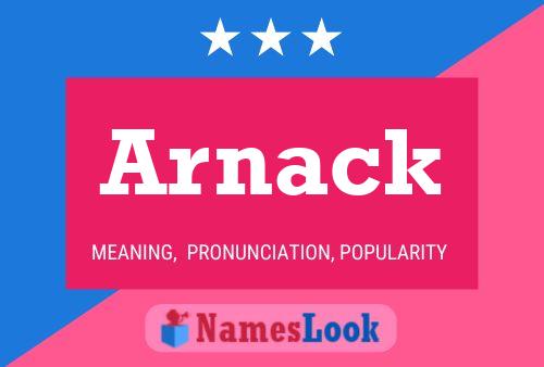 Póster del nombre Arnack