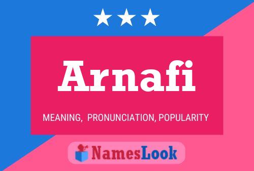 Póster del nombre Arnafi