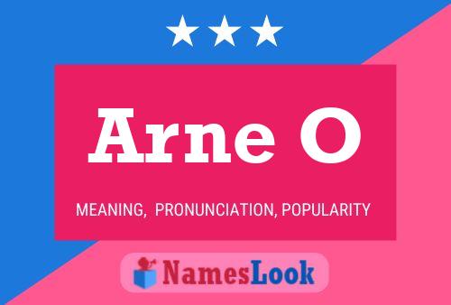 Póster del nombre Arne O