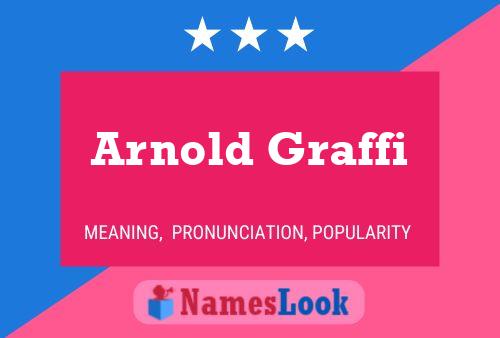 Póster del nombre Arnold Graffi