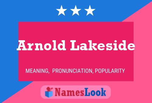 Póster del nombre Arnold Lakeside