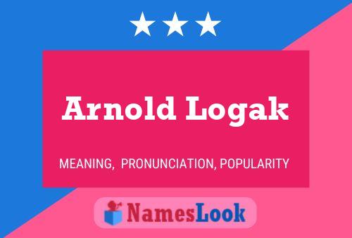 Póster del nombre Arnold Logak