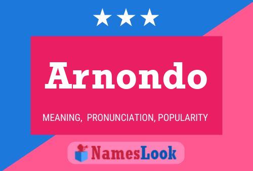 Póster del nombre Arnondo