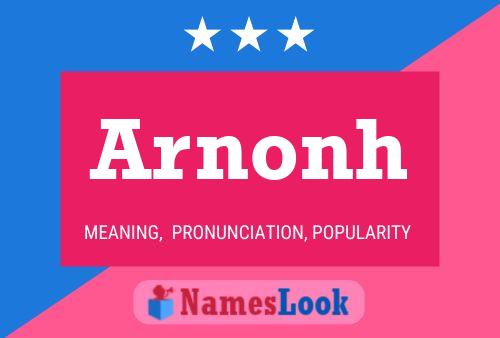 Póster del nombre Arnonh