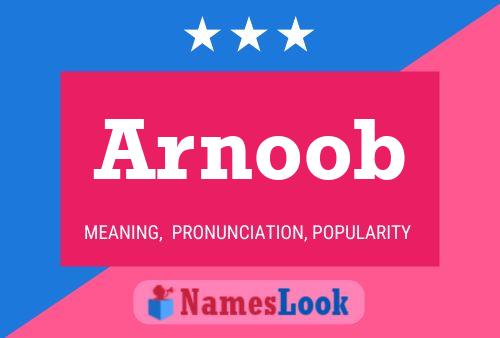 Póster del nombre Arnoob