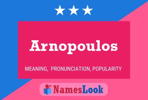 Póster del nombre Arnopoulos