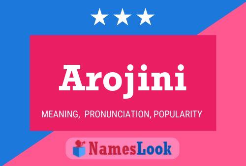 Póster del nombre Arojini